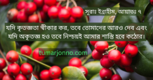 যদি কৃতজ্ঞতা স্বীকার কর।